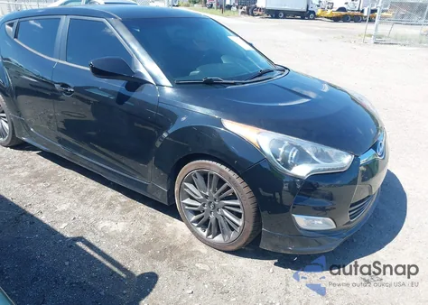 2013 Hyundai Veloster Mix z USA, uszkodzony, nr VIN KMHTC6AD1DU131151